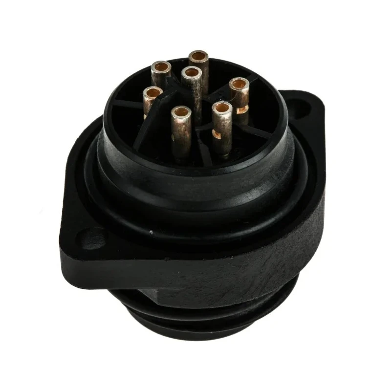Hirschmann CA Series Circular Connector, 6 Contacts, Flange Mount, Plug, Male, 21.8 mm, IP67, Brass 932326100 CA 6 GS