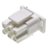 Molex Universal MATE-N-LOK Male Connector Housing 6.35mm Pitch 6 Way 2 Row Cable Straight Nylon 350715-1