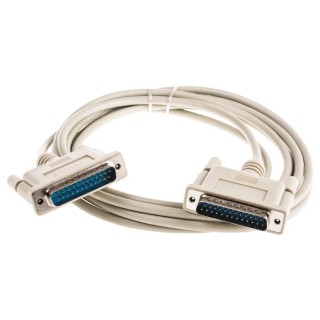 Roline Male D-Sub 25-Pin to Male DB25 Serial Cable, 3m, Polyvinyl Chloride Jacket, SUB-D Series, 