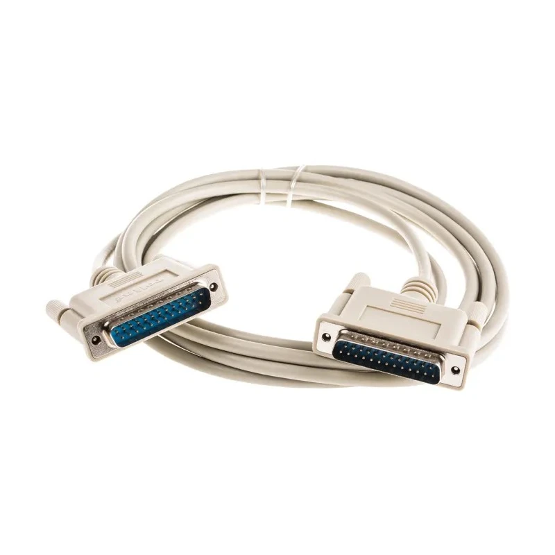 Roline Male D-Sub 25-Pin to Male DB25 Serial Cable, 3m, Polyvinyl Chloride Jacket, SUB-D Series, 
