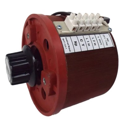 Carroll & Meynell Variac 5 Output 1 Phase 1.4 kVA 240 V Panel Mount Open Frame MVT1.4k/5A-1