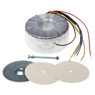 RS PRO Toroidal Transformer 2×115V AC Primary, 2×40V AC Secondary, Dual Output, 1kVA, IEC/BS/EN 61558-2-6/61558-1, UL506, 