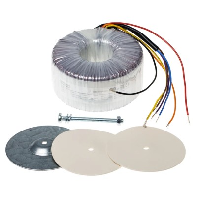RS PRO Toroidal Transformer 2×115V AC Primary, 2×40V AC Secondary, Dual Output, 1kVA, IEC/BS/EN 61558-2-6/61558-1, UL506, 