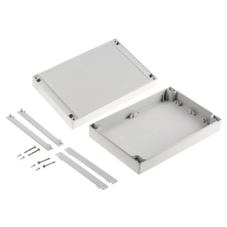 OKW Robust-Box Series Grey Lid ABS Enclosure, IP66, 60mm Height, 240mm Length, 160mm Width C2016241