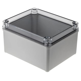 Fibox Piccolo Series Polycarbonate Enclosure, Transparent Lid, IP66/IP67, IK08, 170x140x95mm 