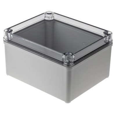 Fibox Piccolo Series Polycarbonate Enclosure, Transparent Lid, IP66/IP67, IK08, 170x140x95mm 