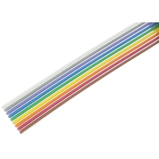 3M 3302 Series Flat Cable Stranded 9 Conductors 1.27 mm Pitch 300V 30.48 m Multicolour 3302-9