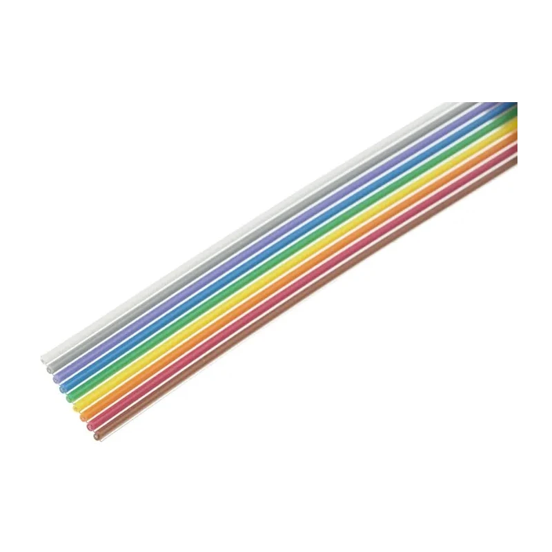 3M 3302 Series Flat Cable Stranded 9 Conductors 1.27 mm Pitch 300V 30.48 m Multicolour 3302-9
