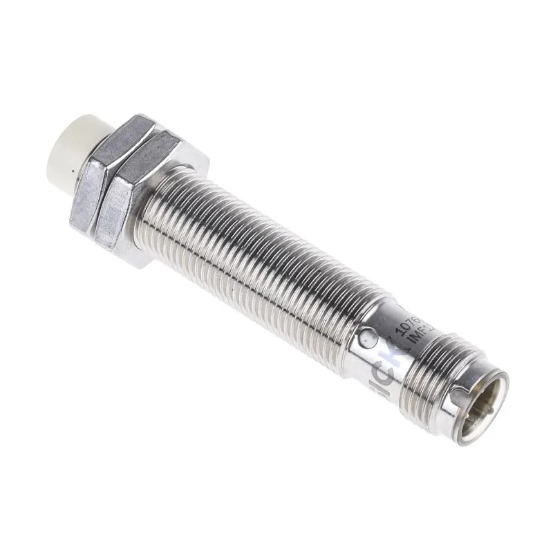 SICK Inductive Proximity Sensor, M12 Threaded Barrel, PNP Output, 8mm Detection, 30V DC, 200mA, Stainless IMF12-08NPPNC0S
