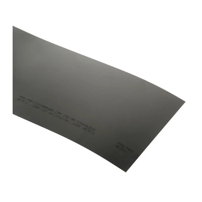 RS PRO Stainless Steel Shim 1.25 m x 150 mm x 0.2 mm Precision Stock 518-762