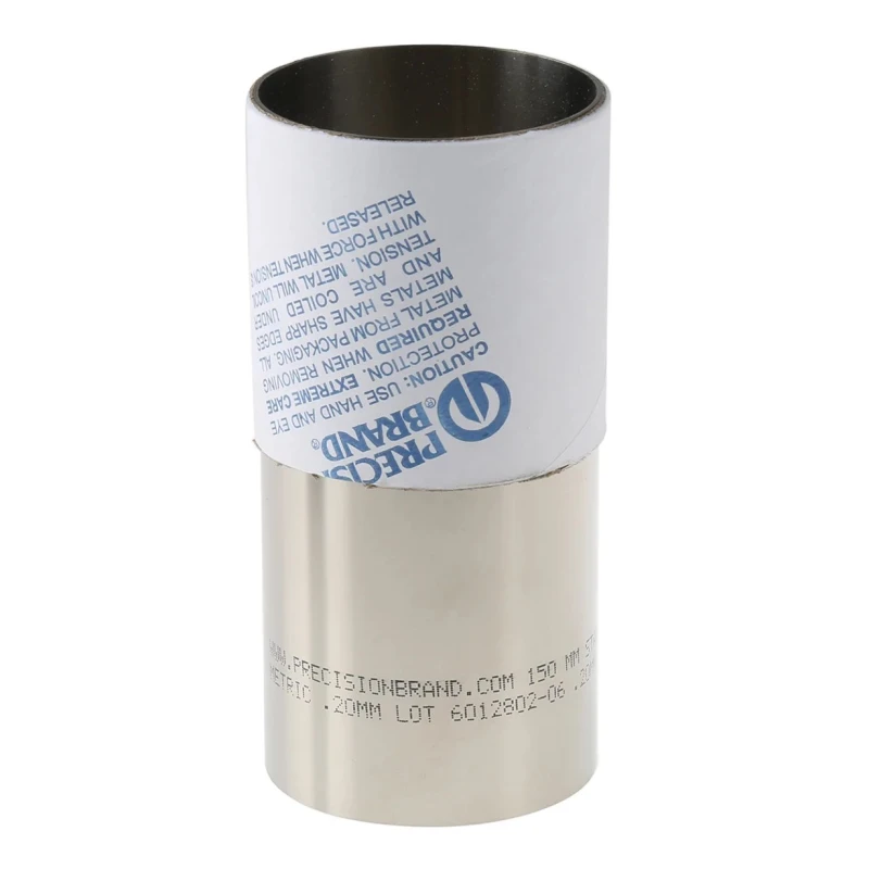 RS PRO Stainless Steel Shim 1.25 m x 150 mm x 0.2 mm Precision Stock 518-762