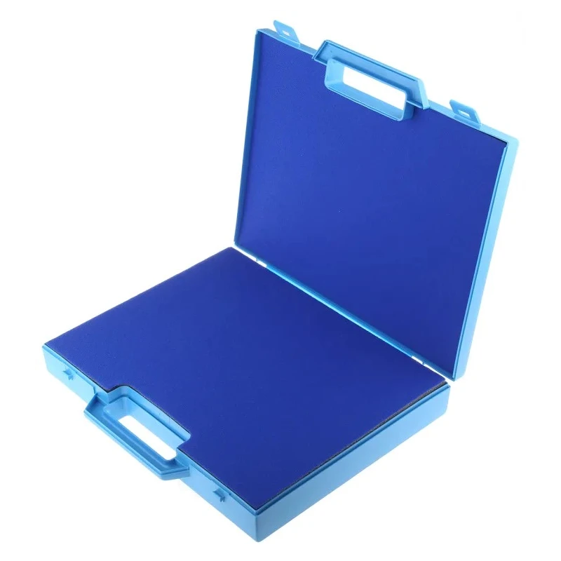 RS PRO Plastic Transit Case Polypropylene 320 mm x 50 mm x 245 mm Blue with Foam 519-188