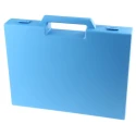 RS PRO Plastic Transit Case Polypropylene 320 mm x 50 mm x 245 mm Blue with Foam 519-188