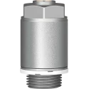 Festo Flow Controller Exhaust Valve GRLA-1/2-QS-12-D, Push-In Connection 12 mm, Chromated Zinc, 0.2–10 Bar, -10°C to 60°C