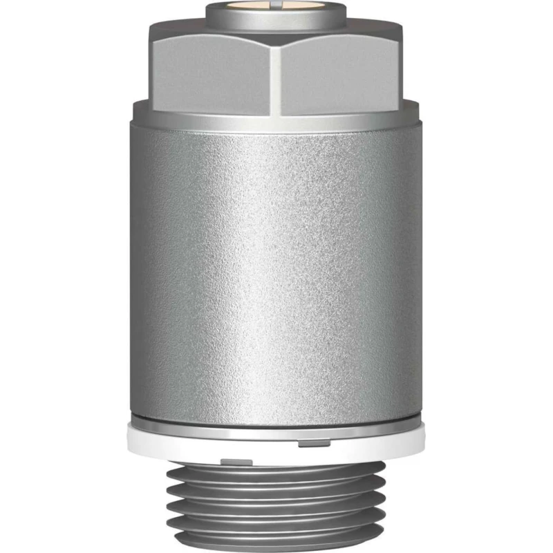 Festo Flow Controller Exhaust Valve GRLA-1/2-QS-12-D, Push-In Connection 12 mm, Chromated Zinc, 0.2–10 Bar, -10°C to 60°C