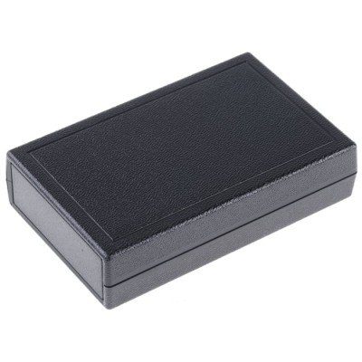 RS PRO Black ABS Handheld Enclosure with Integral Battery Compartment, IP40, 96.5 x 61 x 22.9 mm