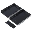 RS PRO Black ABS Handheld Enclosure with Integral Battery Compartment, IP40, 96.5 x 61 x 22.9 mm