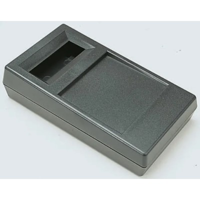 OKW HM Series Black ABS Handheld Enclosure with Integral Battery Compartment, Display Window, IP65/IP40, 180x100x44 A9061019