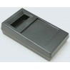 OKW HM Series Black ABS Handheld Enclosure with Integral Battery Compartment, Display Window, IP65/IP40, 180x100x44 A9061019