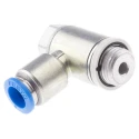 Festo GRLA Series Flow Controller Exhaust Valve 1/4in, 8mm Tube Inlet, ISO 1179-1 & ISO 228-1, 1 bar Max GRLA-1/4-QS-8-D