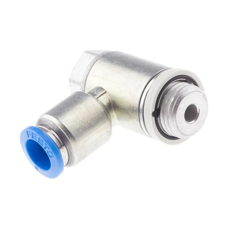 Festo GRLA Series Flow Controller Exhaust Valve 1/4in, 8mm Tube Inlet, ISO 1179-1 & ISO 228-1, 1 bar Max GRLA-1/4-QS-8-D