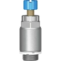 Festo GRLA Series Flow Controller Exhaust Valve, 1 bar, Female Inlet, Male Outlet, Aluminium Alloy GRLA-3/8-QS-8-RS-D