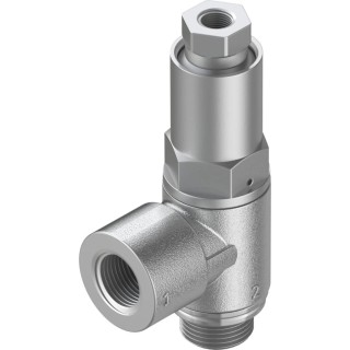 Festo HGL Series Non-Return Check Valve, 1/8 in, Male/Female Inlet, Male/Female Outlet, Max 10 bar, HGL-1/8-B