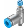 Festo GRLA Series Flow Controller Exhaust Valve, 6 mm Tube Inlet, M5 Male Threaded Outlet, 1 bar, -10°C to GRLA-M5-QS-6-RS-D