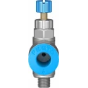 Festo GRLA Series Flow Controller Exhaust Valve, 6 mm Tube Inlet, M5 Male Threaded Outlet, 1 bar, -10°C to GRLA-M5-QS-6-RS-D