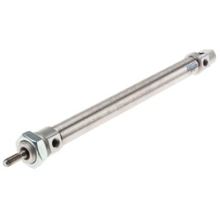 Festo DSNU-20-200-PPS-A Pneumatic Cylinder 200mm Stroke, 20mm Bore, Double Acting, Aluminium Body, ISO 6432, Air Cushion