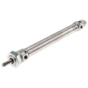 Festo Pneumatic Cylinder, 500mm Stroke, 20mm Bore, Air Cushion, Double Acting, DSNU-20-150-PPV-A