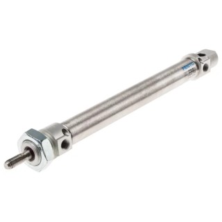 Festo Pneumatic Cylinder, 500mm Stroke, 20mm Bore, Air Cushion, Double Acting, DSNU-20-150-PPV-A