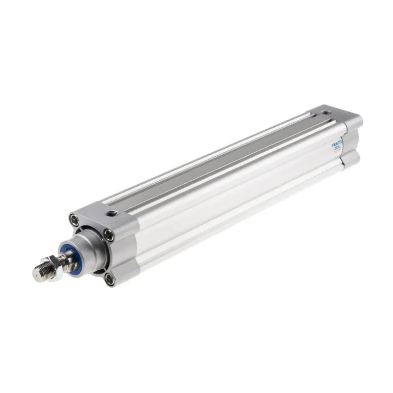 Festo Pneumatic Piston Rod Cylinder 50mm Bore, 300mm Stroke, Double Acting, Aluminium Body, DSBC-50-300-PPSA-N3