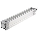 Festo Pneumatic Piston Rod Cylinder 50mm Bore, 300mm Stroke, Double Acting, Aluminium Body, DSBC-50-300-PPSA-N3