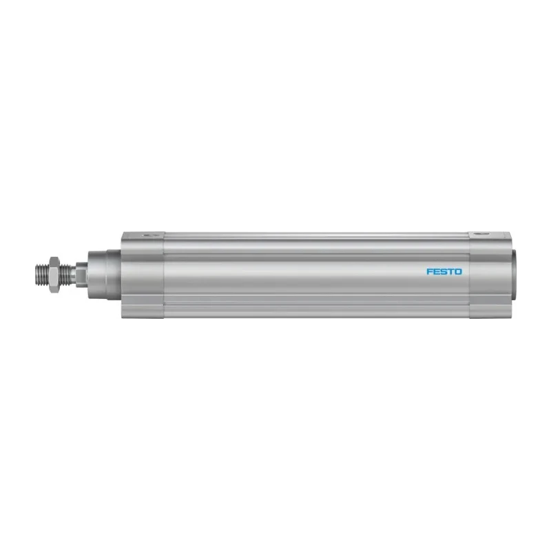 Festo DSBC Series Pneumatic Piston Rod Cylinder 50mm Bore, 200mm Stroke, Double Acting, Aluminium Body DSBC-50-200-PPSA-N3