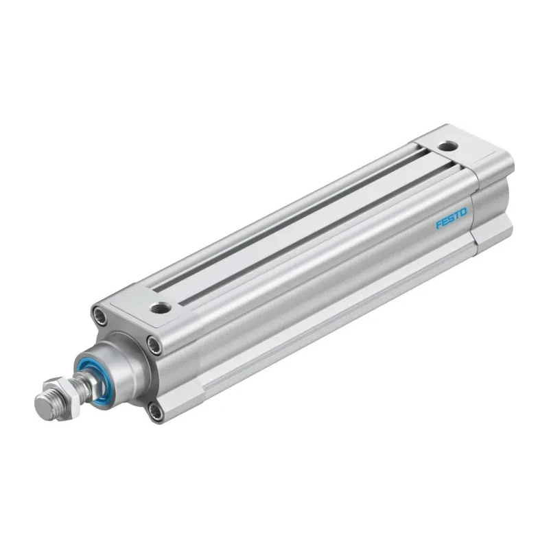 Festo DSBC Series Pneumatic Piston Rod Cylinder 50mm Bore, 200mm Stroke, Double Acting, Aluminium Body DSBC-50-200-PPSA-N3