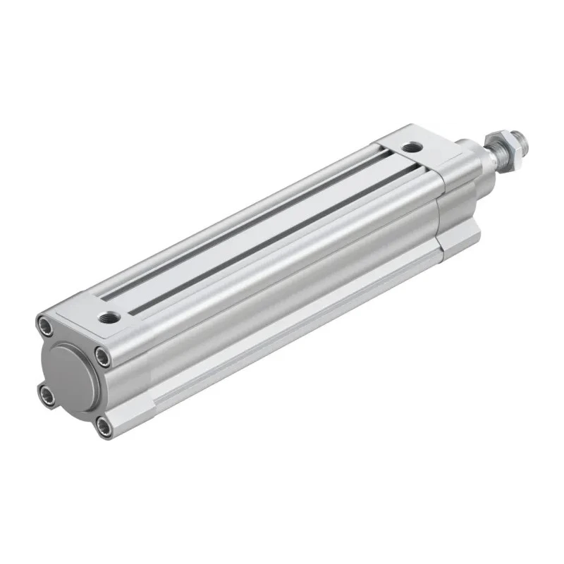 Festo DSBC Series Pneumatic Piston Rod Cylinder 50mm Bore, 200mm Stroke, Double Acting, Aluminium Body DSBC-50-200-PPSA-N3