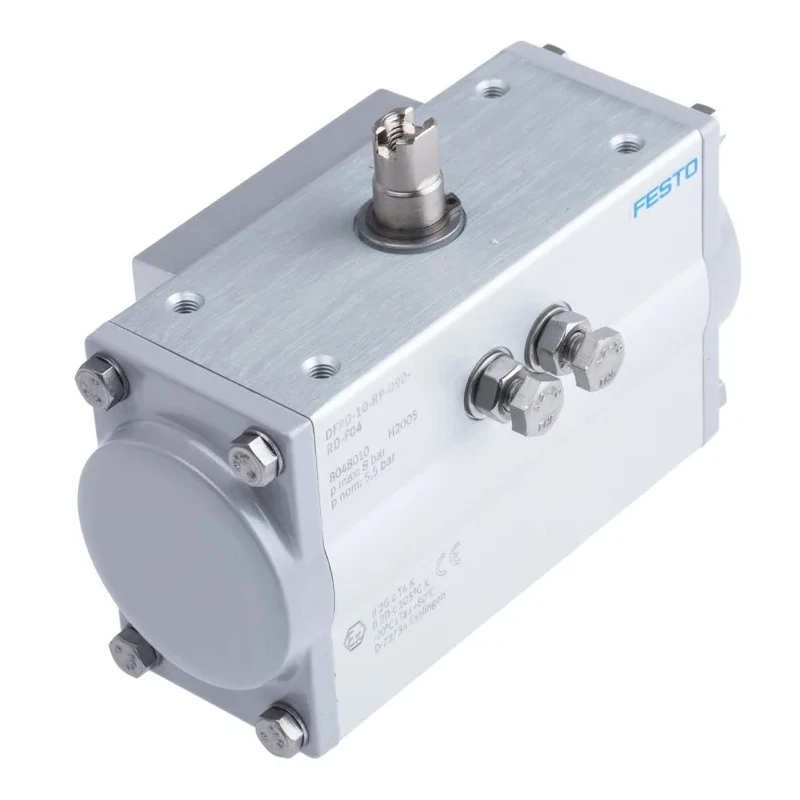 Festo DFPD Series Pneumatic Rotary Actuator Double Acting 8 Bar 10mm Bore 180° DFPD-10-RP-90-RD-F04