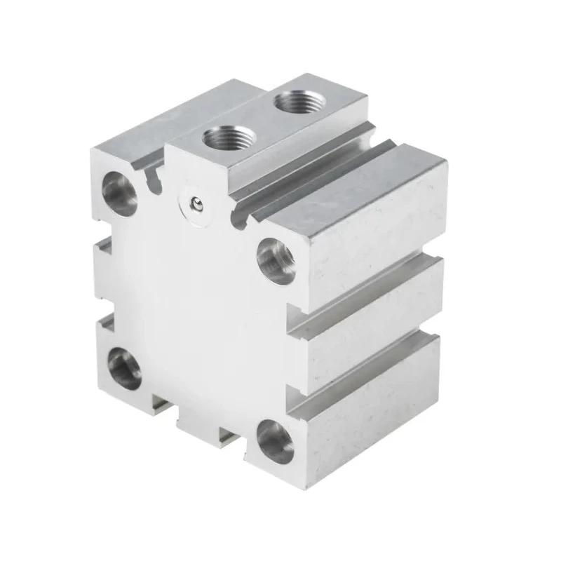 Festo ADVC Series Pneumatic Cylinder Double Acting, 40mm Bore, 10mm Stroke, Aluminium Body, Through Hole Mount ADVC-40-10-I-P