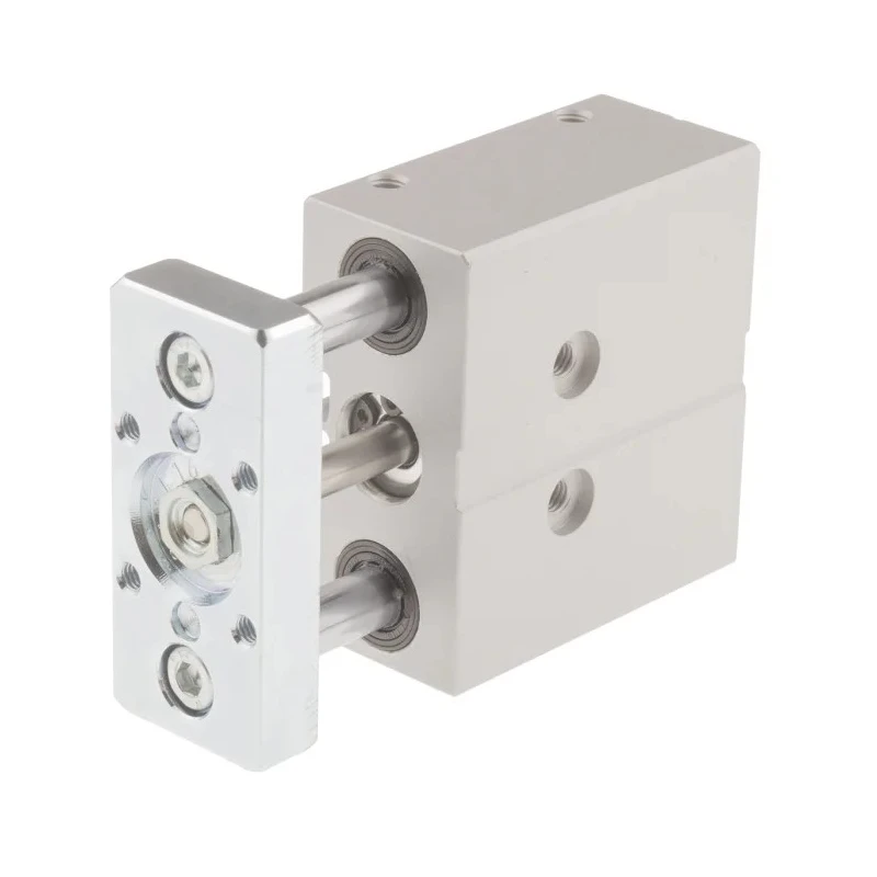 Festo Pneumatic Guided Cylinder 12mm Bore, 20mm Stroke, Double Acting, Through Hole Mount, 10 bar DFM-12-20-P-A-KF