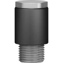 Festo Polybutylene Pneumatic Fitting, Male, Push-In, Nickel-Plated Brass, R 1/2 in, 90° Elbow, QSLV-1/2-16