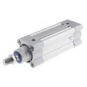Festo DSBC-50-80-PPSA-N3 Pneumatic Piston Rod Cylinder, 50mm Bore, 80mm Stroke, Double Acting, Aluminium Body