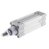 Festo DSBC-50-80-PPSA-N3 Pneumatic Piston Rod Cylinder, 50mm Bore, 80mm Stroke, Double Acting, Aluminium Body