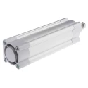Festo Pneumatic Piston Rod Cylinder Double Acting, 63mm Bore, 160mm Stroke, Air Cushion, Aluminium Body DSBC-63-160-PPSA-N3