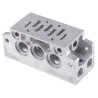 Festo NAVW Series 2 Station G Sub-Base Aluminium for MFH Solenoid Valves NAVW-1/4-1-ISO