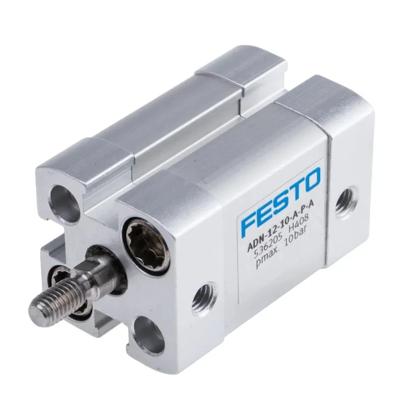 Festo Pneumatic Cylinder 12 mm Bore, 10 mm Stroke, Double Acting, Aluminium Body, ADN-12-10-A-P-A