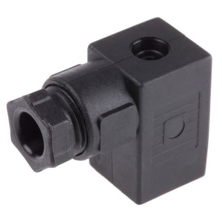 Festo Solenoid Connector Female DIN 43650 C, 250V AC, 6A, IP65, PG7 Cable Gland, Model MSSD-EB