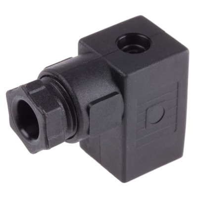Festo Solenoid Connector Female DIN 43650 C, 250V AC, 6A, IP65, PG7 Cable Gland, Model MSSD-EB