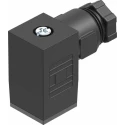 Festo Solenoid Connector Female DIN 43650 C, 250V AC, 6A, IP65, PG7 Cable Gland, Model MSSD-EB