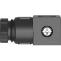 Festo Solenoid Connector Female DIN 43650 C, 250V AC, 6A, IP65, PG7 Cable Gland, Model MSSD-EB